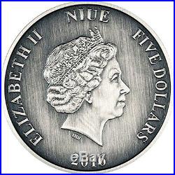 Silver $5 Proof Coin 2016 Niue 2 OZ Ferdinand Magellan