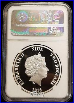 Star Wars 2016 NIUE Silver $2 Darth Vader First Releases NGC PF70 Ultra Cameo