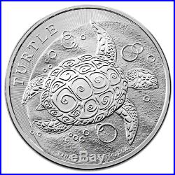 Lot of 3-2016 $5 Niue Hawksbill Turtle 2 Troy oz .999 Fine Silver BU