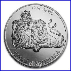 10 OZ CZECH LION Silver coin First year issue! 2018 Niue OGP