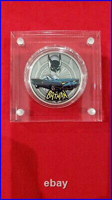 1966 Batmobile 1 oz Silver Coin Antiqued Niue 2021 First Edition Limited to 2000