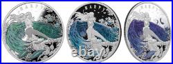 1 Oz Silver Coin 2023 Niue $1 Haunting Harpy Holographic Enamel Mintage 500 1 Oz Silver Coin 2023 Niue $1 Haunting Harpy Holographic Enamel Mintage 500