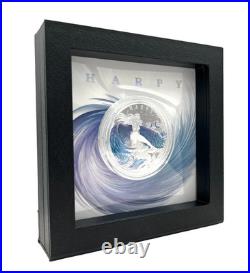 1 Oz Silver Coin 2023 Niue $1 Haunting Harpy Holographic Enamel Mintage 500 1 Oz Silver Coin 2023 Niue $1 Haunting Harpy Holographic Enamel Mintage 500