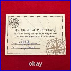 1 Troy OZ. 9999 Silver 2024 Niue Tree of Life Coin 24K Selective Gilding by SFS