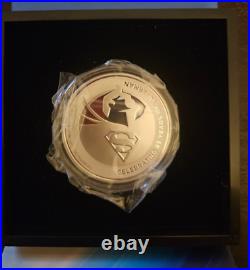 1 oz. 0.999 fine silver coin, $2.00, DC Superman 85th anniversary, 2023, NIUE