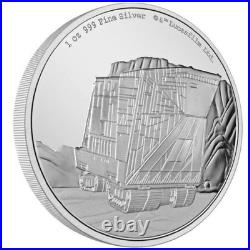 1 oz Silver Coin 2022 Niue Star Wars Sandcrawler Proof
