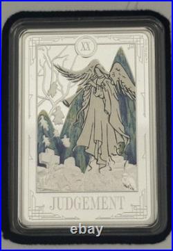 1 oz Silver Judgement Tarot Card First Release #0099 Low COA Limited 2025 Fine