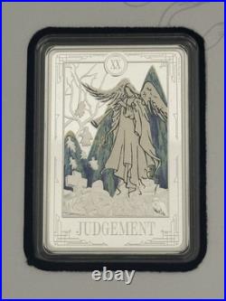 1 oz Silver Judgement Tarot Card First Release #0099 Low COA Limited 2025 Fine