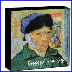 1 oz Silver VINCENT VAN GOGH SELF-PORTRAIT WITH BANDAGE Coin 2023 Niue