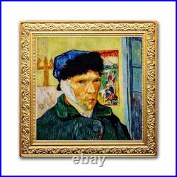 1 oz Silver VINCENT VAN GOGH SELF-PORTRAIT WITH BANDAGE Coin 2023 Niue
