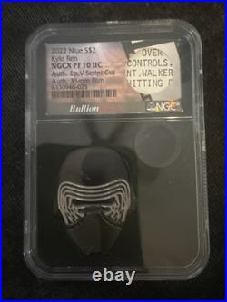 1oz 2022 Niue 1oz Kylo REN NGCX PF 10 UC Bullion Plus