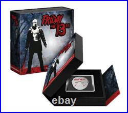 1oz 999 Fine Silver 2022 Niue Coin Jason Voorhes Friday the 13th