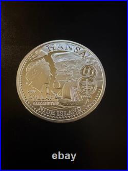 2010 Niue $1 Hanseatic League Hansa 1 Troy Ounce 2010 Niue $1 Hanseatic League Hansa 1 Troy Ounce