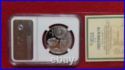 2010 Niue $2 Cartoon Characters Teddy Floppy Ears. 925 Silver Coin NGC PF69 COA
