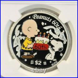2010 Niue Silver 2 Dollars Peanuts Charlie Brown & Snoopy Ngc Pf 69 Ultra Cameo 2010 Niue Silver 2 Dollars Peanuts Charlie Brown & Snoopy Ngc Pf 69 Ultra Cameo