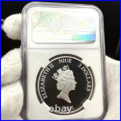 2011 NIUE S$2 The Evangelists St. Mathew Gold Gilt NGC PF70UC Pristine POP 1