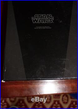 2011 Niue 4-1oz Silver Proof Star Wars Coins Housed In The Millennium Falcon