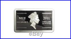 2011 Niue Silver $2 Conquest of Space Alexei Leonov PF69 UC NGC Coin POP=2