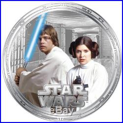 2011 Niue Silver $2 Star Wars Millennium Falcon PF70 UC NGC 4-Coin Set
