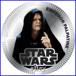 2011 Niue Silvered $1 Star Wars Emperor Palpatine PF69 UC NGC Coin RARE