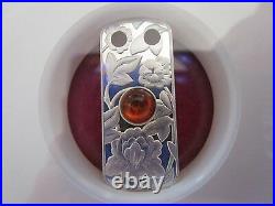 2011 S$1 Niue Magic Stones Pendant With Amber NGC PF69.999 Silver Coin Bullion