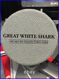 2012 Fine Silver Niue Coin. 999 1Oz Great White Shark New Zealand Mint 3483/5000