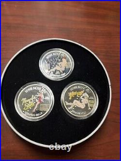 2012 NEW ZEALAND MINT (Niue) WWII NOSE ART 3 X 1oz SILVER COIN SET 2012 NEW ZEALAND MINT (Niue) WWII NOSE ART 3 X 1oz SILVER COIN SET