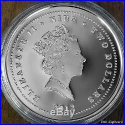 2012 NIUE $2 1oz. 999 Silver Coin -100 th Anniversary RMS TITANIC