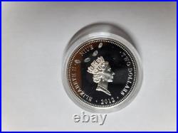 2012 Niue $2 Great White Shark 1oz Silver Proof Coin /w OGP & COA
