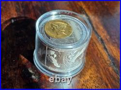 2013 Niue Fortuna Redux Mercury 6oz Silver Proof 3D Cylinder Coin