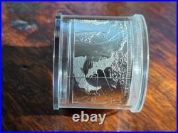 2013 Niue Fortuna Redux Mercury 6oz Silver Proof 3D Cylinder Coin