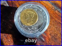 2013 Niue Fortuna Redux Mercury 6oz Silver Proof 3D Cylinder Coin