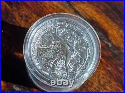 2013 Niue Fortuna Redux Mercury 6oz Silver Proof 3D Cylinder Coin