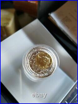 2013 Niue Fortuna Redux Mercury Cylinder Shaped $50 6oz. 999 Silver Coin Box new