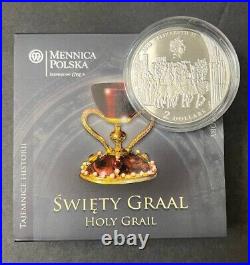 2013 Niue Island $2 Holly Grail 2 OZ Mysteires of History Series Silver Coin