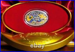 2013 Niue Lunar Year of the Snake Lucky Oval Colorized 1oz Proof Silver Coin