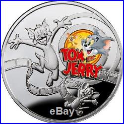 2013 Niue Silver $1 Cartoon Characters Tom & Jerry PF70 UC NGC Coin RARE
