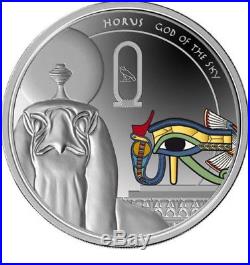 2013 Niue The Story Of Osiri-5 Coin Set. 999 Fine Silver Coin, Mintage 3000