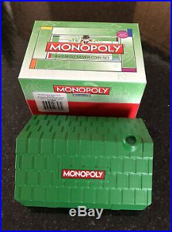 2013 RCM Niue New Zealand Mint 4 Silver Coin Monopoly Set Monopoly House Display
