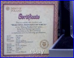 2014 $1 Niue Beautiful Lady MADONNA of Turan 1oz Silver Box & COA #RW ECC&C, Inc 2014 $1 Niue Beautiful Lady MADONNA of Turan 1oz Silver Box & COA #RW ECC&C, Inc