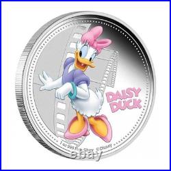 2014 $2 Disney Mickey & Friends Daisy Duck Pure Silver Coin