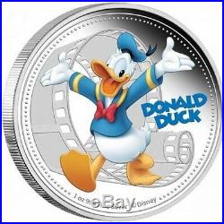 2014 Disney Mickey and Friends Donald Duck 1oz Silver Proof Coin Niue UNC