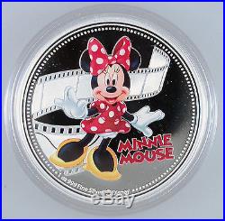 2014 NIUE Disney Mickey & Friends 6 Coin Silver Proof Set WithBoxes and COA