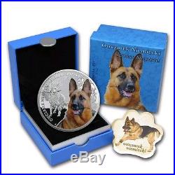 2014 Niue 1$ Silver German Shepherd Man's Best Friend Proof Coin