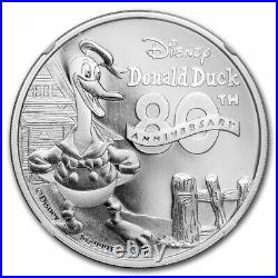 2014 Niue 1 oz Silver $2 Disney Donald Duck PF-69 NGC SKU#258020
