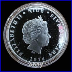 2014 Niue $5 75 YEARS of BATMAN 2 oz. 999 Fine Proof Silver Coin withOGP 2014 Niue $5 75 YEARS of BATMAN 2 oz. 999 Fine Proof Silver Coin withOGP