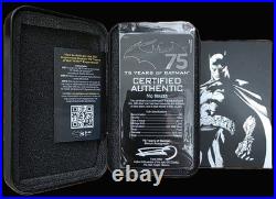 2014 Niue $5 75 YEARS of BATMAN 2 oz. 999 Fine Proof Silver Coin withOGP