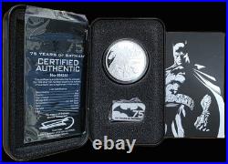 2014 Niue $5 75 YEARS of BATMAN 2 oz. 999 Fine Proof Silver Coin withOGP 2014 Niue $5 75 YEARS of BATMAN 2 oz. 999 Fine Proof Silver Coin withOGP