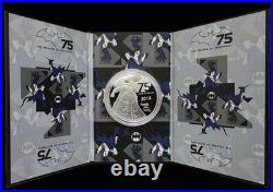 2014 Niue $5 75 YEARS of BATMAN 2 oz. 999 Fine Proof Silver Coin withOGP