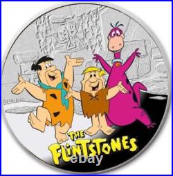 2014 Niue Flintstones 14.14 gram Silver Colorized Proof $1 Coin 2014 Niue Flintstones 14.14 gram Silver Colorized Proof $1 Coin